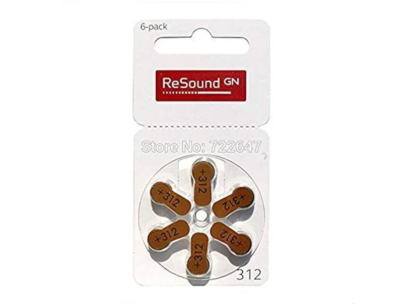 How many types of hearing aid batteries are available?