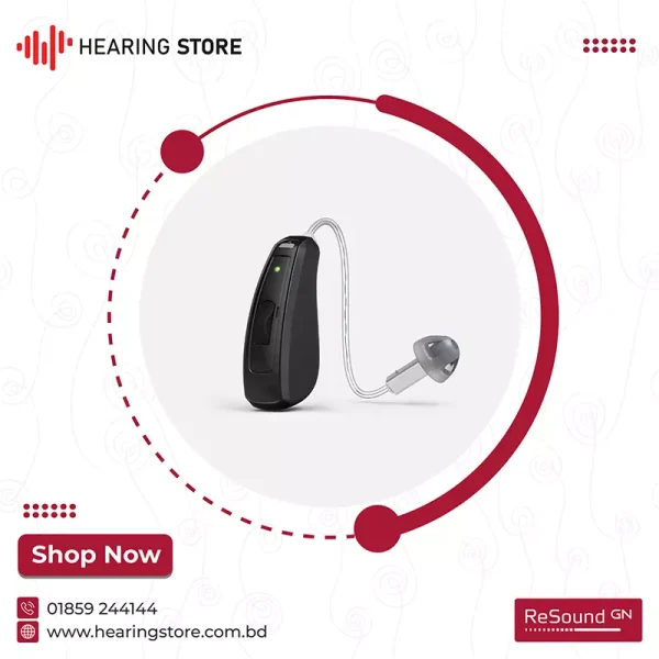 ReSound Key 461 DRWC RIE Rechargeable Kit Hearing Aid