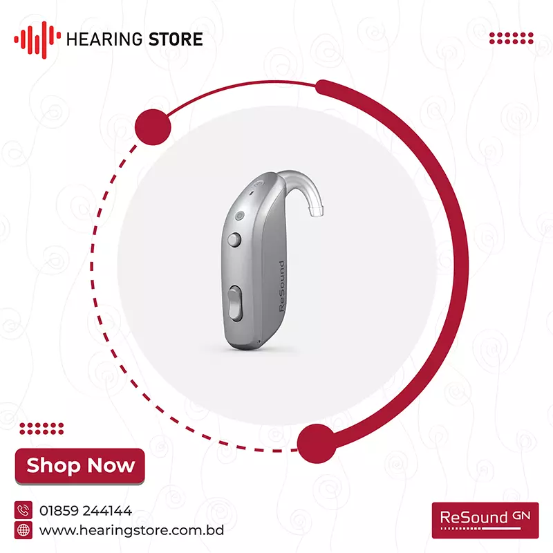 ReSound OMINA 488 Rechargeable BTE Kit Hearing Aid