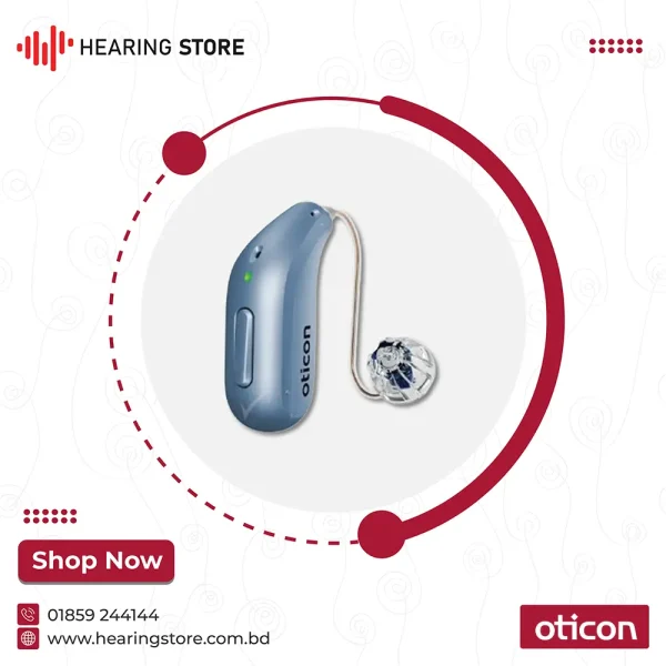 Oticon Intent 2 mini RITE Power 48 channel (Single Ear) Rechargeable Hearing Aid Price in Bangladesh